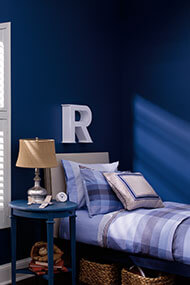 royal blue wall paint bedroom