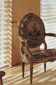 antique chair brown