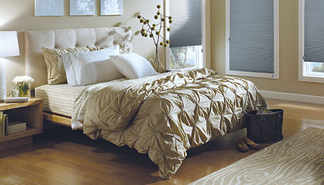 White headboard example on bed
